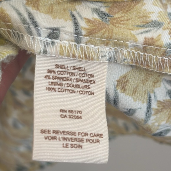 FREE PEOPLE Dandelion Yellow Mini Dress With Pockets Sleeveless Size Small - Picture 9 of 9